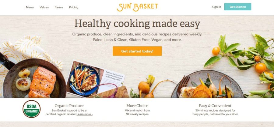 sun basket- official website