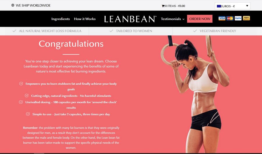 leanbean website