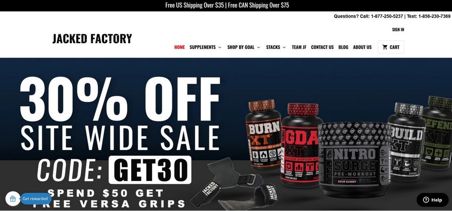 jacked factory official website