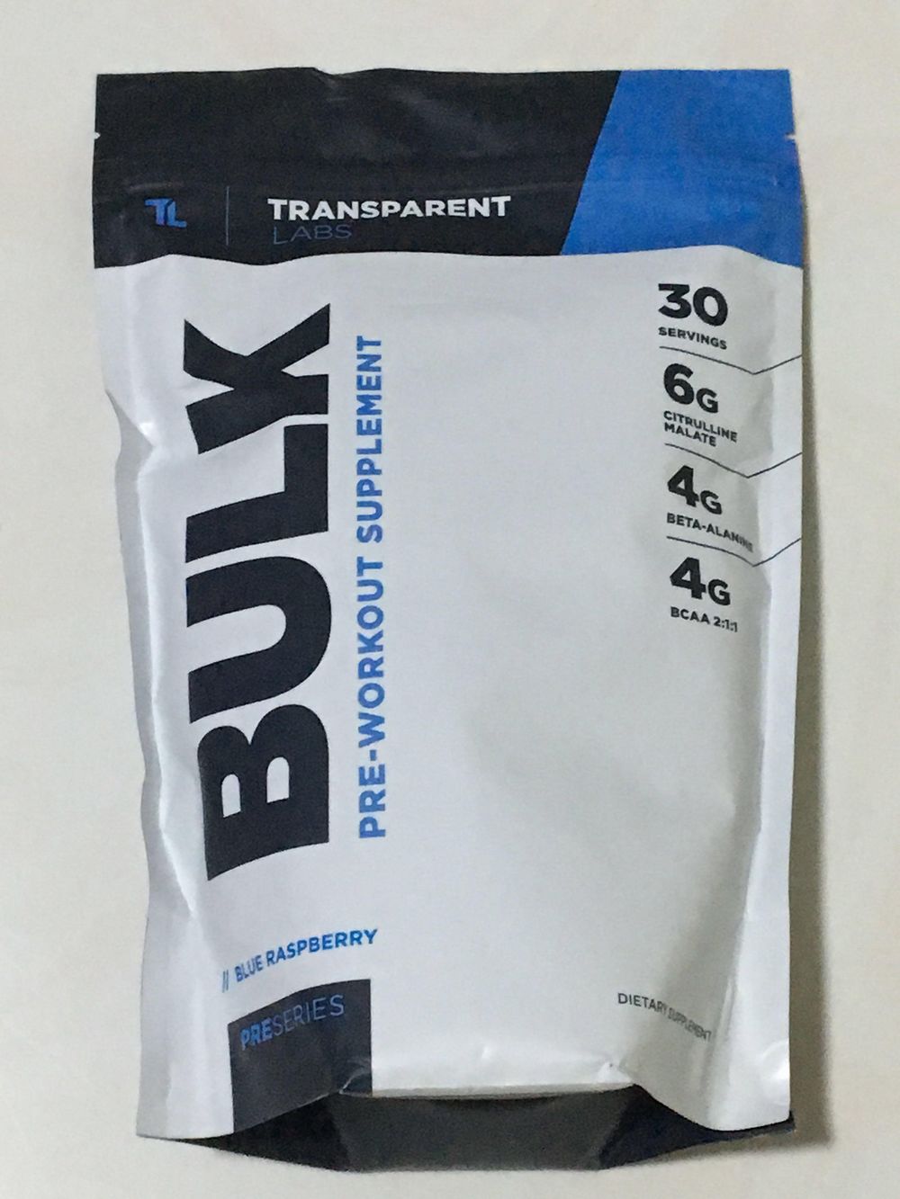 Transparent Labs Bulk supplement