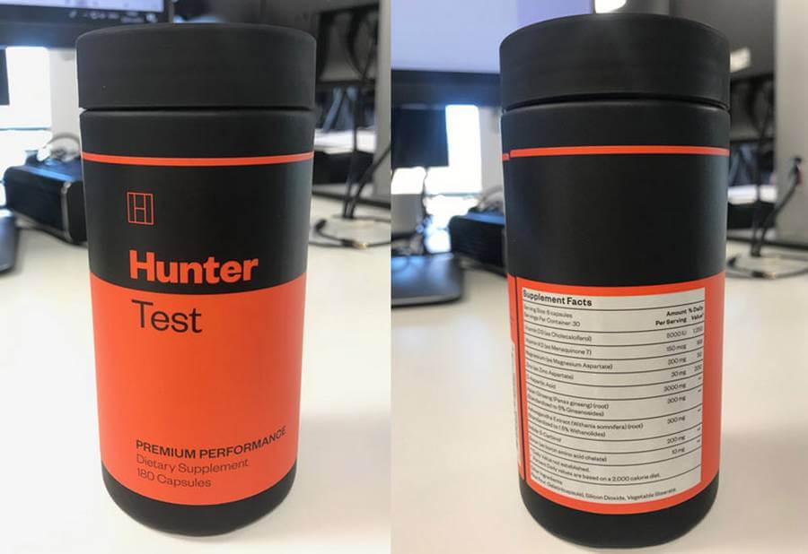 hunter test label