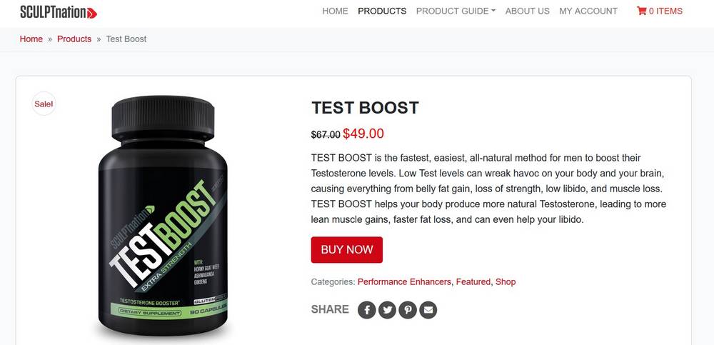 test boost official website
