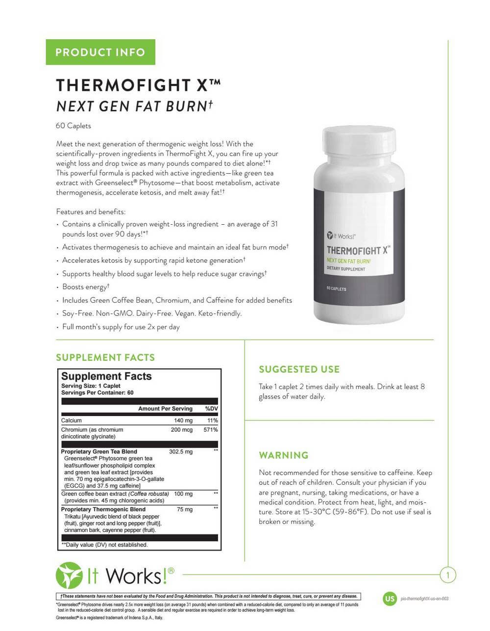thermofight x ingredients